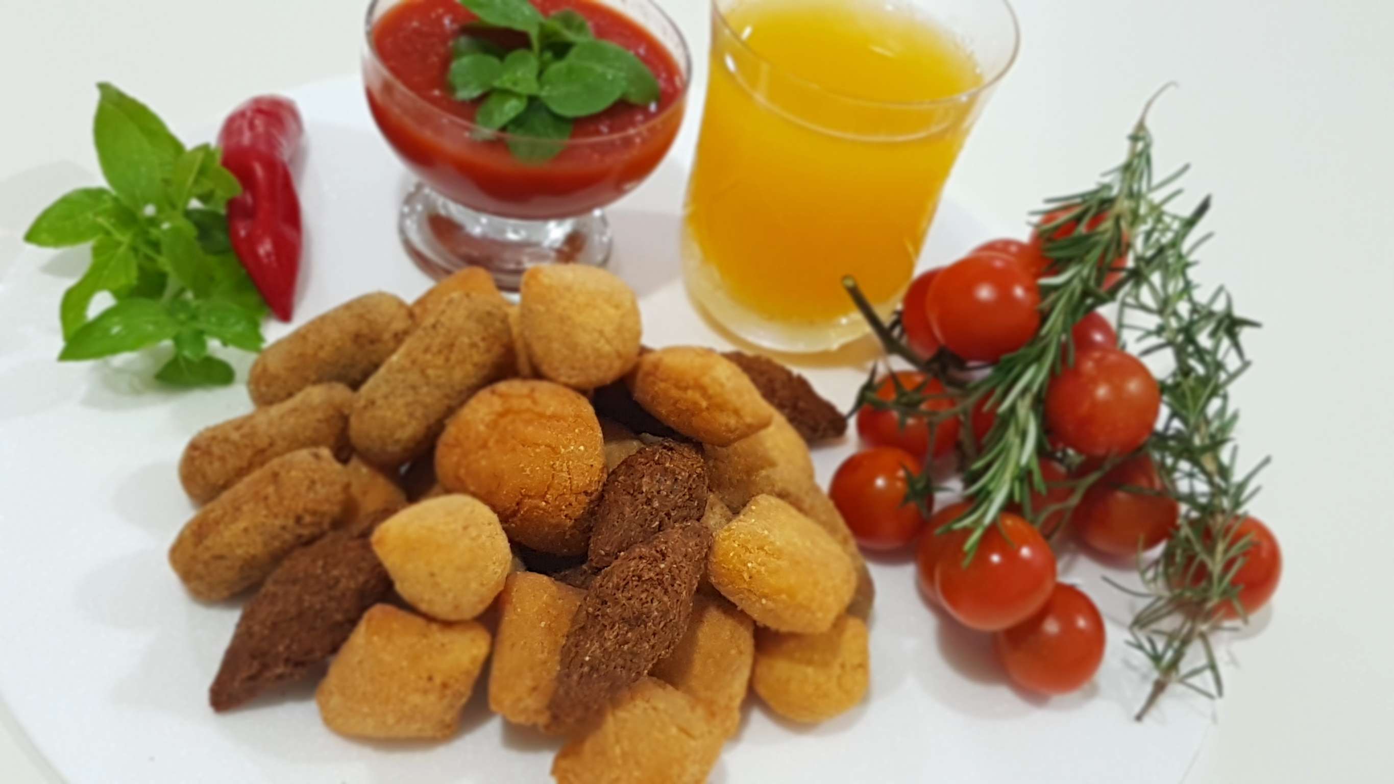 Bolinho de presunto e queijo