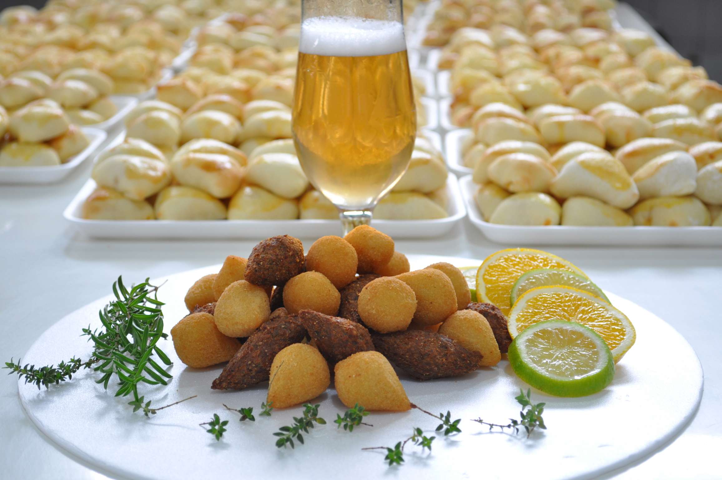 Coxinha pequena para festa