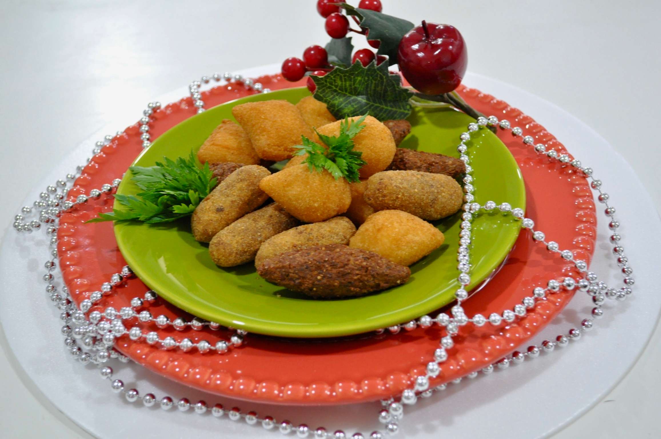 Mini coxinha para festa de aniversário